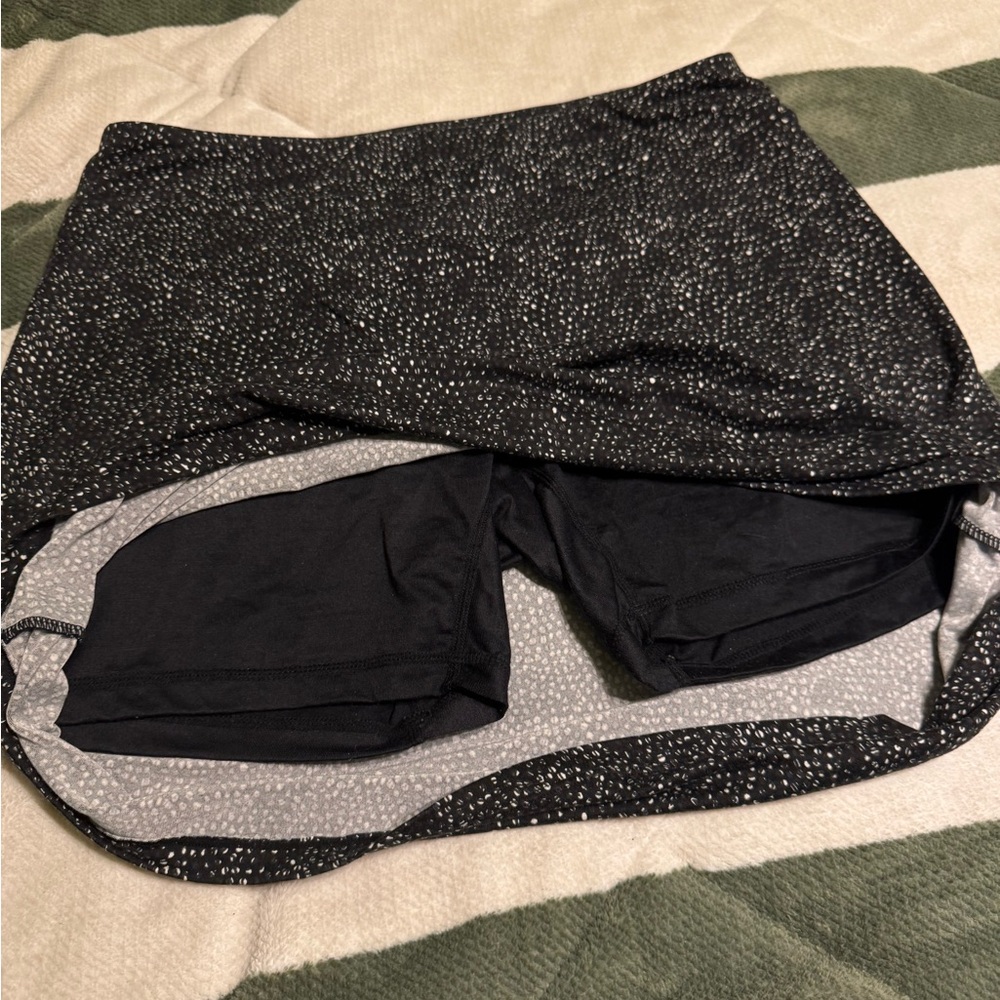 Black and Gray Athletic Skort